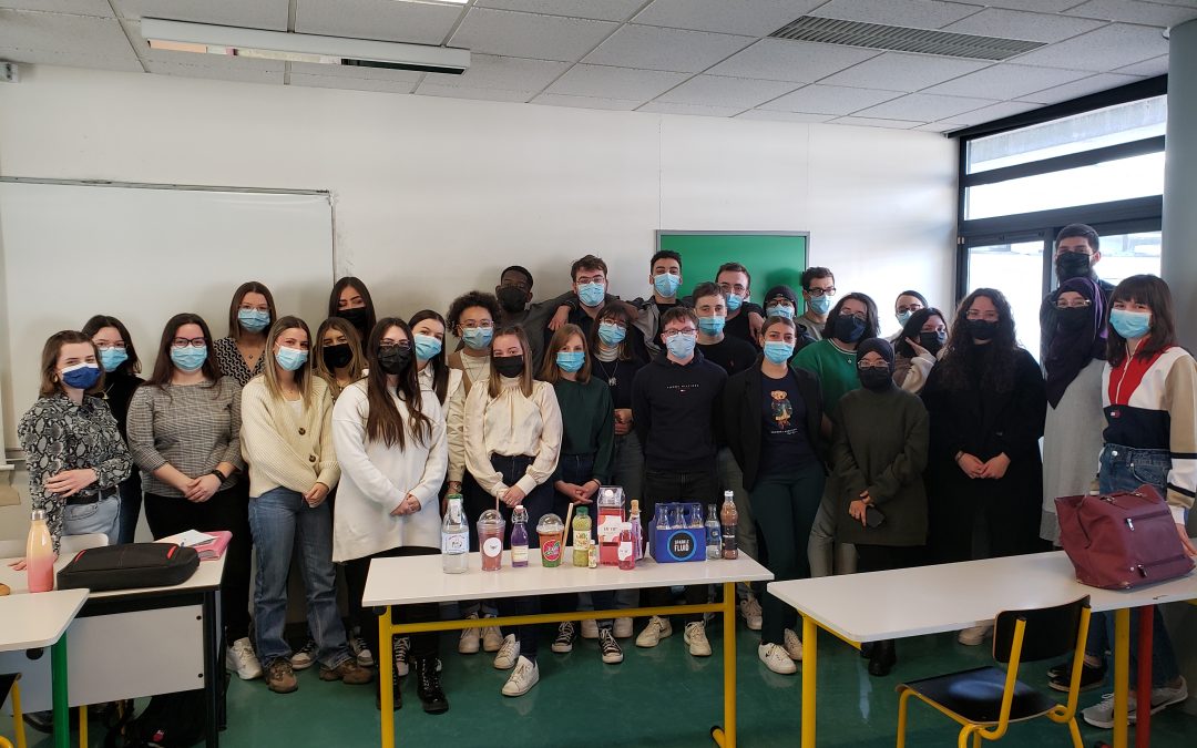 UFR STGI : des étudiants créent leurs propres boissons